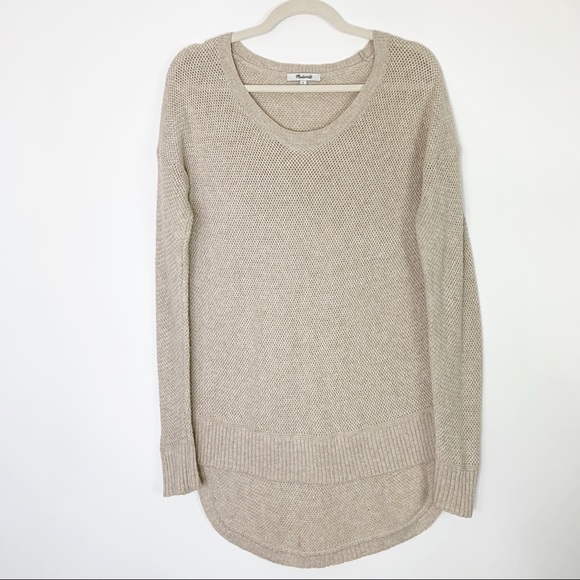 Madewell Beige Pullover Sweater Size Small - Picture 2 of 8